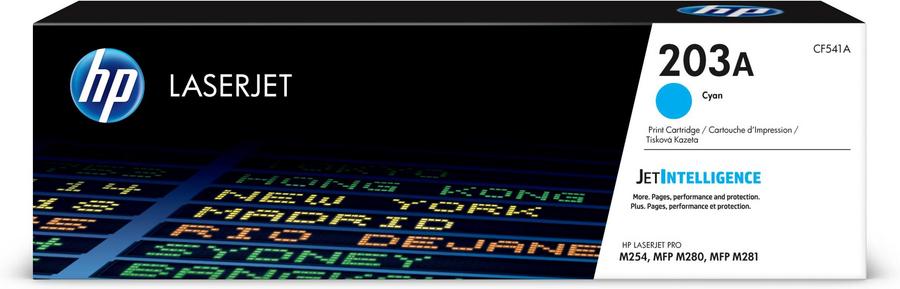 Toner laser HP 203A-CF541A - cyan - l'unité