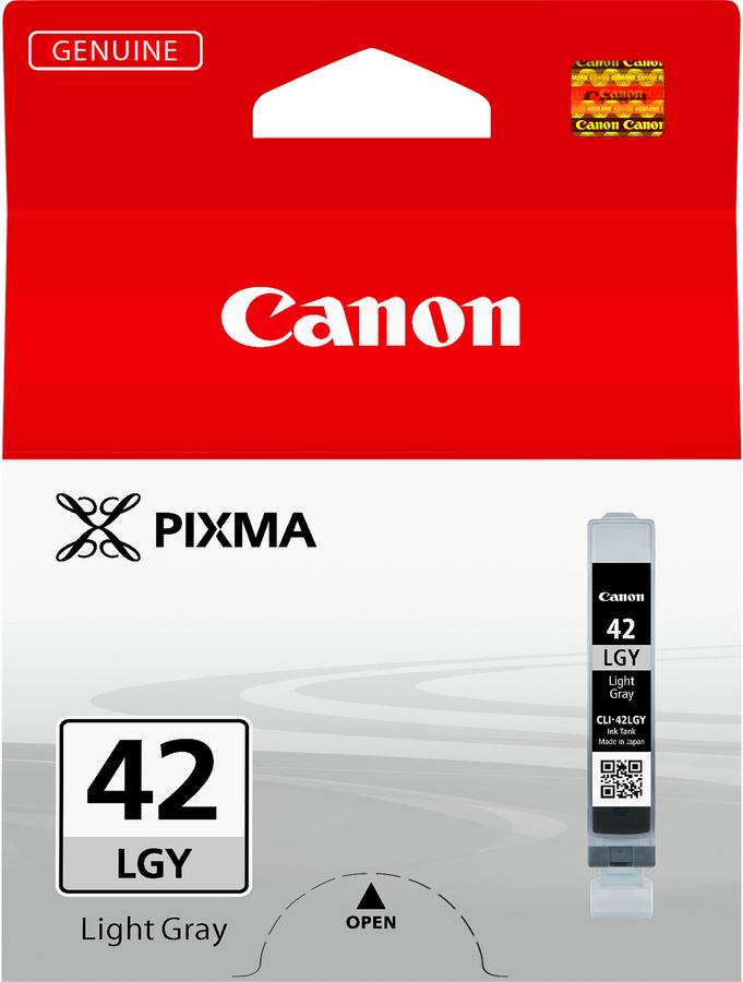 Cartouche d'encre Canon CLI42LGY - 6391B001 - gris clair - l'unité