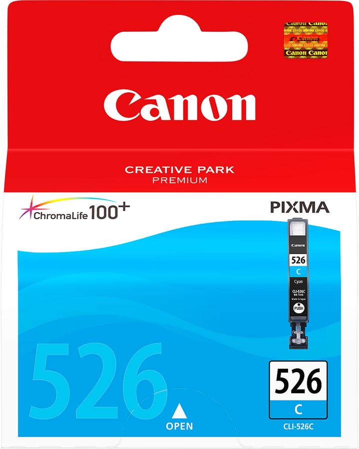 Cartouche d'encre Canon CLI526C - 4541B001 - cyan - l'unité