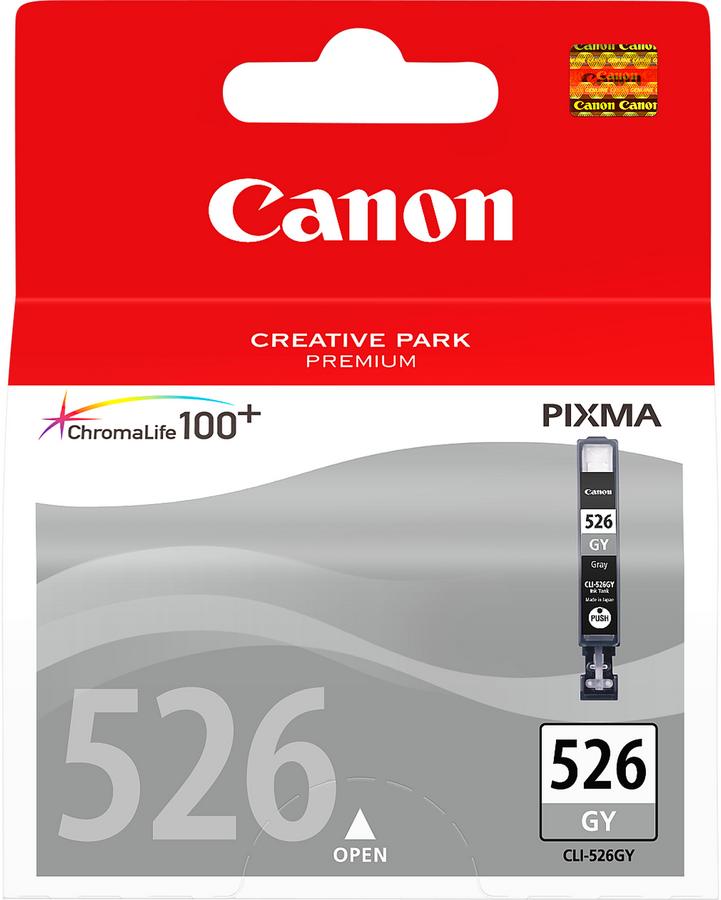 Cartouche d'encre Canon CLI526GY - 4544B001AA - gris - l'unité