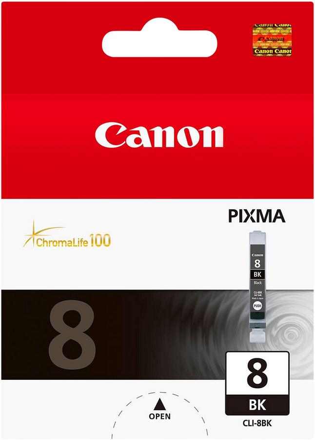 Cartouche d'encre Canon CLI8BK - 0620B001 - noir - l'unité