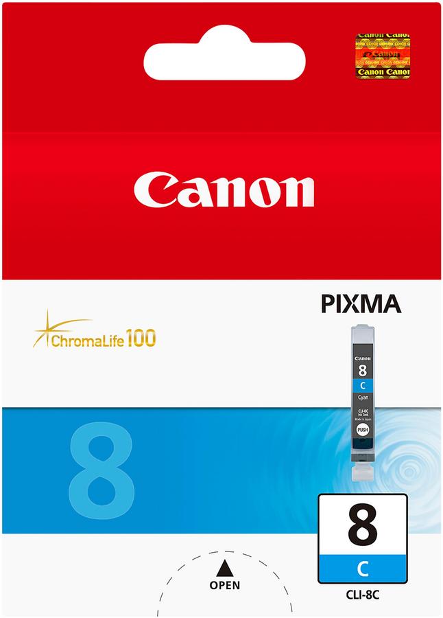 Cartouche d'encre Canon CLI8C - 0621B001 - cyan - l'unité