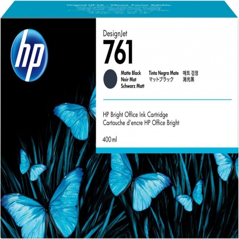 Cartouche d'encre HP 761 - CM991A - noir mat - l'unité