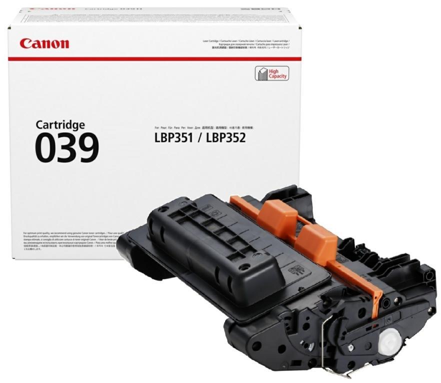 Toner laser Canon CRG039 Noir - l'unité