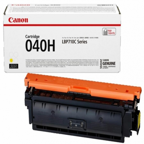 Toner laser Canon CRG040YH Jaune - l'unité