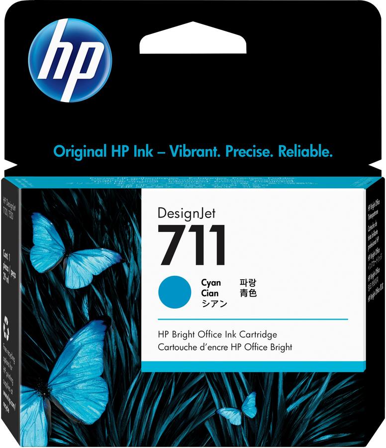 Cartouche d'encre HP CZ130A - cyan - l'unité