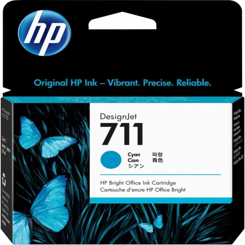 Cartouche d'encre HP CZ130A - cyan - l'unité
