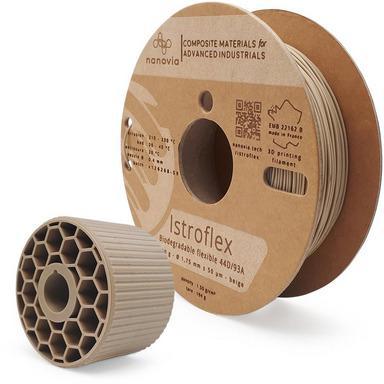 Filament 3 D TPE 22D Nanovia - 2,85 mm - naturel - 2 kg - l'unité