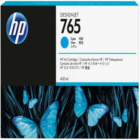 Cartouche d'encre HP 765 - F9J52A - cyan - l'unité