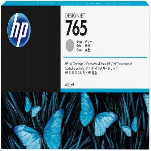 Cartouche d'encre HP 765 - F9J53A - gris - l'unité