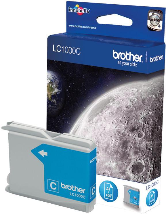Cartouche d'encre Brother LC1000C - cyan - l'unité