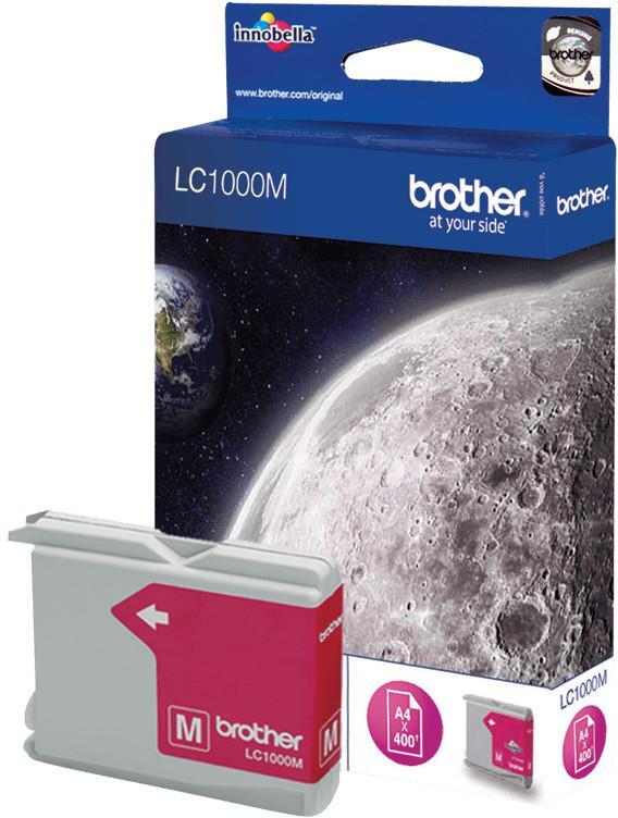 Cartouche d'encre Brother LC1000M - magenta - l'unité