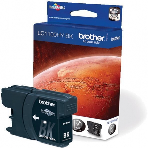 Cartouche d'encre Brother LC1100HYBK - noir - l'unité