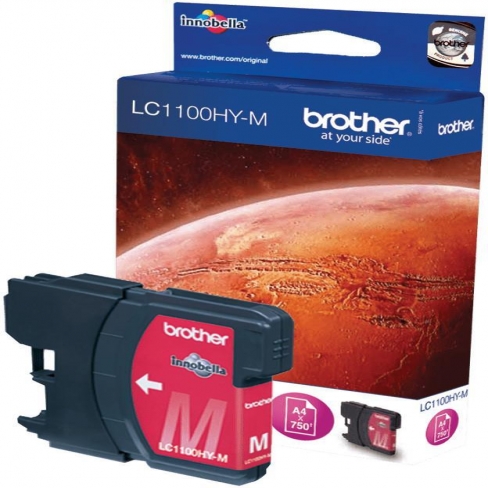 Cartouche d'encre Brother LC1100HYM - magenta - l'unité