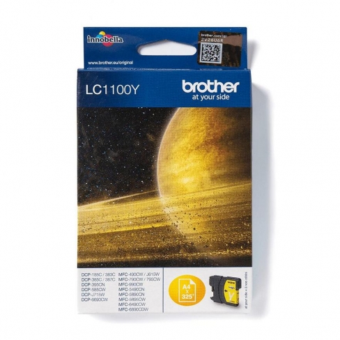 Cartouche d'encre Brother LC1100Y - jaune - l'unité