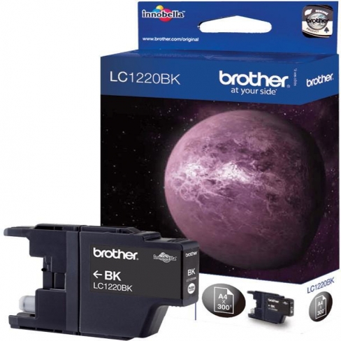 Cartouche d'encre Brother LC1220BK - noir - l'unité