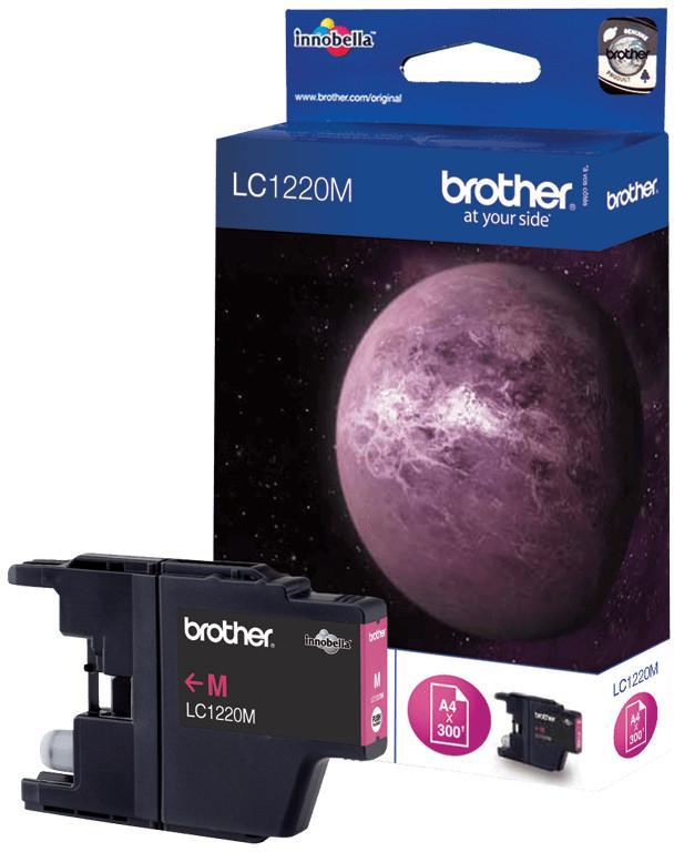 Cartouche d'encre Brother LC1220M - magenta - l'unité