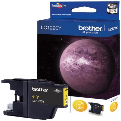 Cartouche d'encre Brother LC1220Y - jaune - l'unité