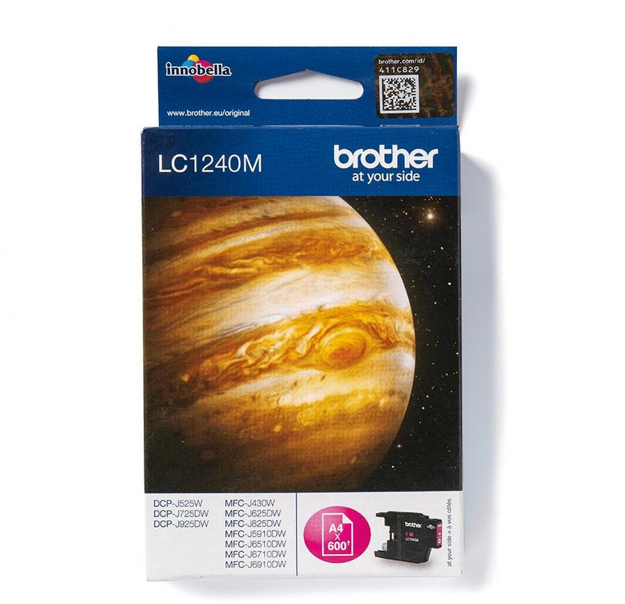 Cartouche d'encre Brother LC1240M - magenta - l'unité