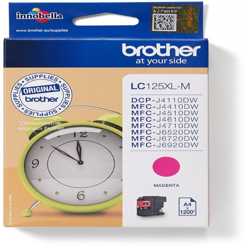 Cartouche d'encre Brother LC-125XLM - magenta - l'unité