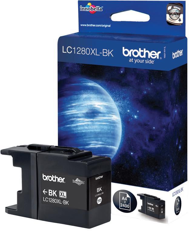 Cartouche d'encre Brother LC1280XLBK - noir - l'unité