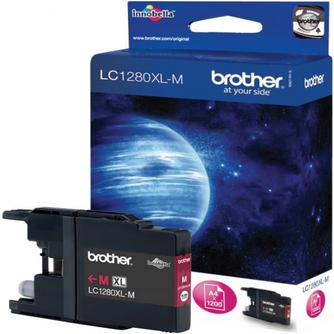 Cartouche d'encre Brother LC1280XLM - magenta - l'unité