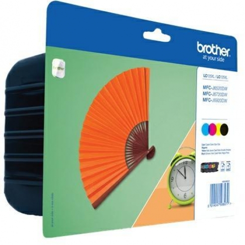Cartouche d'encre Brother LC129XLVALBP - noir et 3 couleurs - le pack
