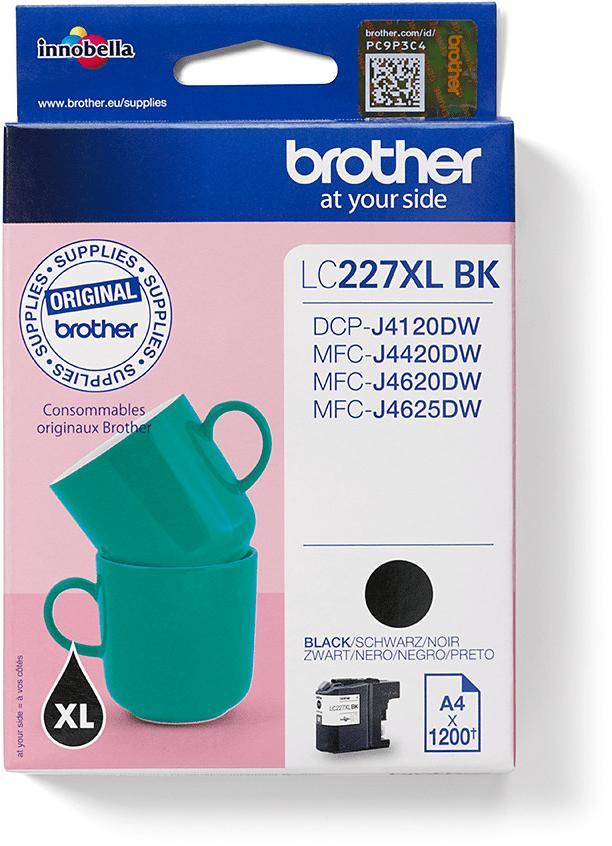 Cartouche d'encre Brother LC227XLBK - noir - l'unité