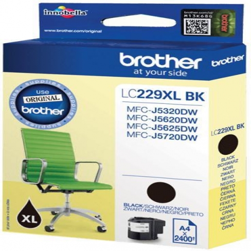 Cartouche d'encre Brother - LC229XLBK - noir - l'unité