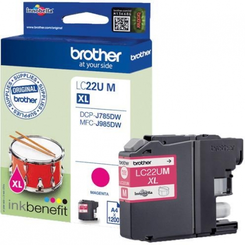 Cartouche d'encre Brother - LC22UM - magenta - l'unité