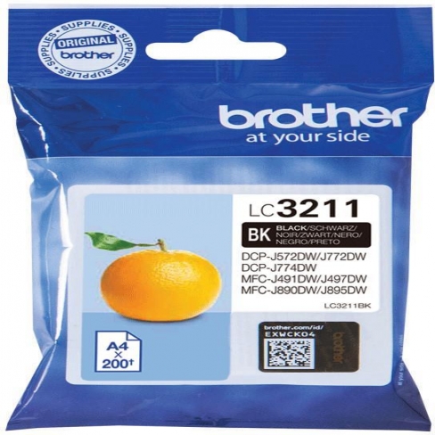 Cartouche d'encre Brother - LC3211BK - noir - l'unité