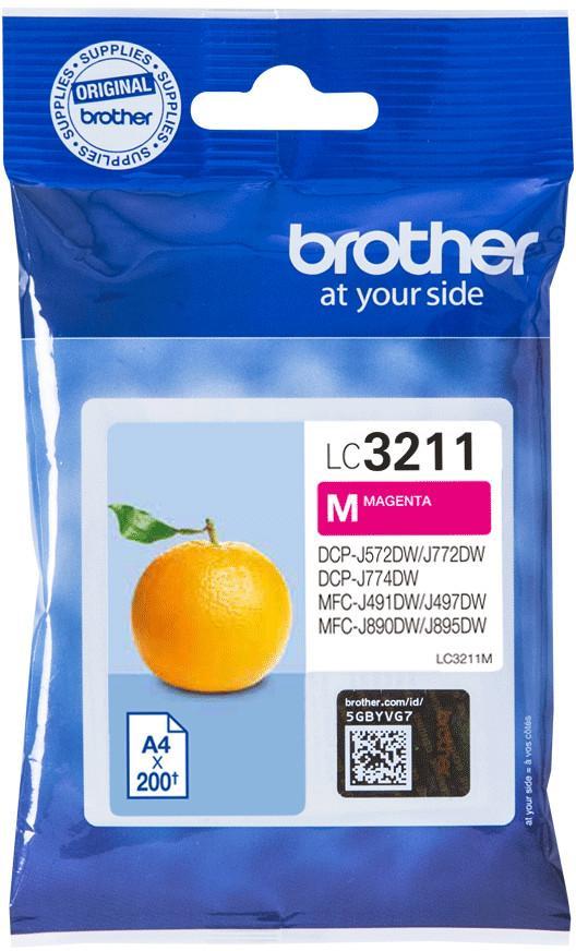 Cartouche d'encre Brother - LC3211M - magenta - l'unité