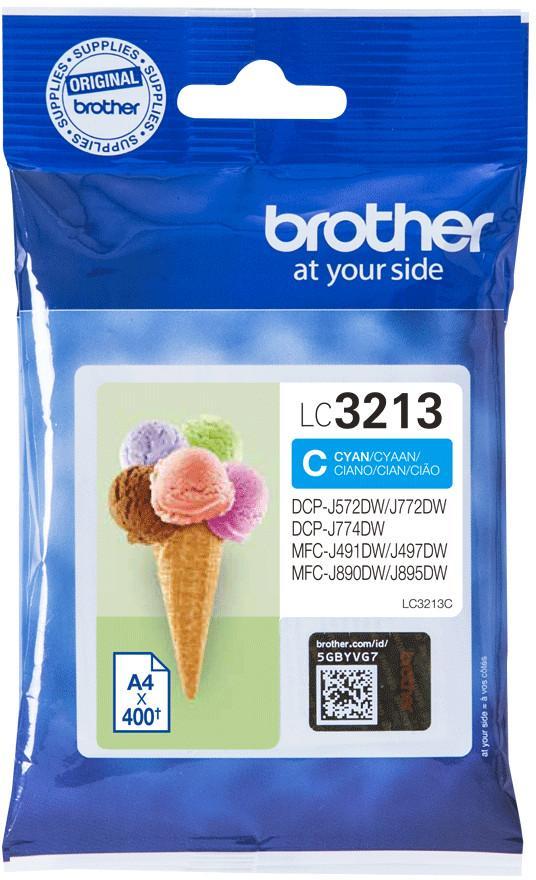 Cartouche d'encre Brother - LC3213C - cyan - l'unité