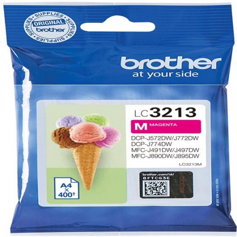 Cartouche d'encre Brother - LC3213M - magenta - l'unité