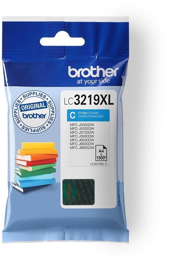 Cartouche d'encre Brother - LC3219XLC - cyan - l'unité