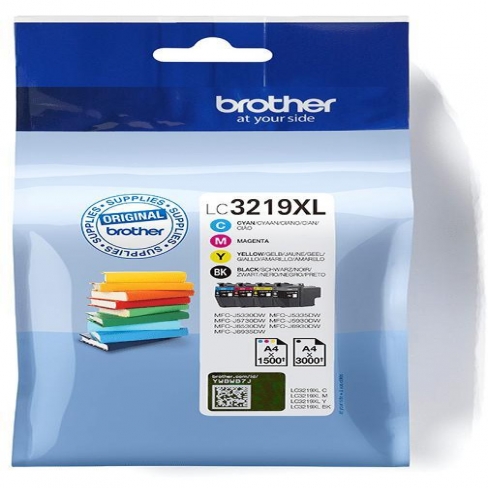 Cartouche d'encre Brother LC3219XL - 4 couleurs - le pack de 4