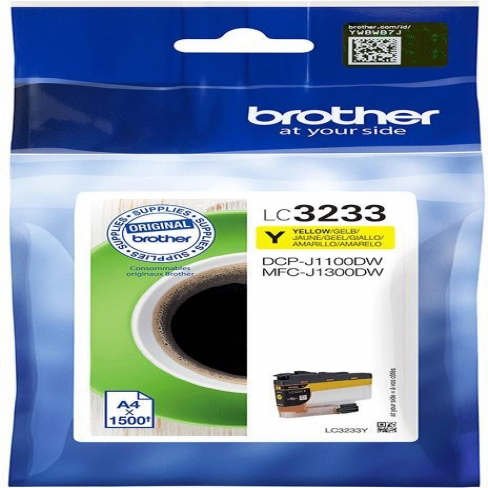 Cartouche d'encre Brother - LC3233Y - jaune - l'unité