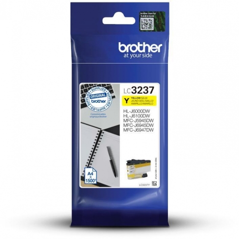 Cartouche d'encre Brother - LC3237Y - jaune - l'unité