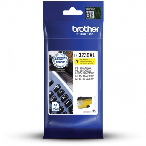Cartouche d'encre Brother - LC3239XLY - jaune - l'unité