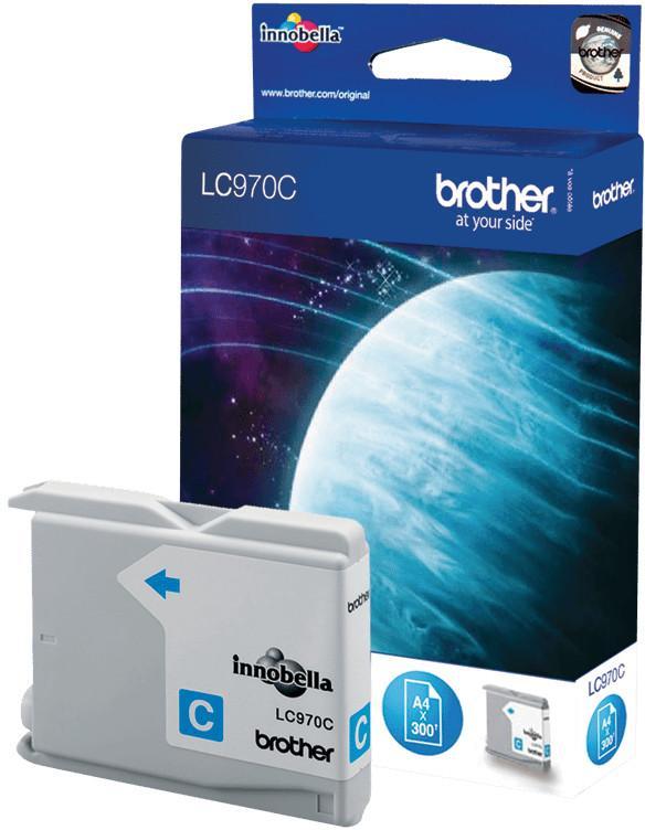 Cartouche d'encre Brother LC970CBP - cyan - l'unité