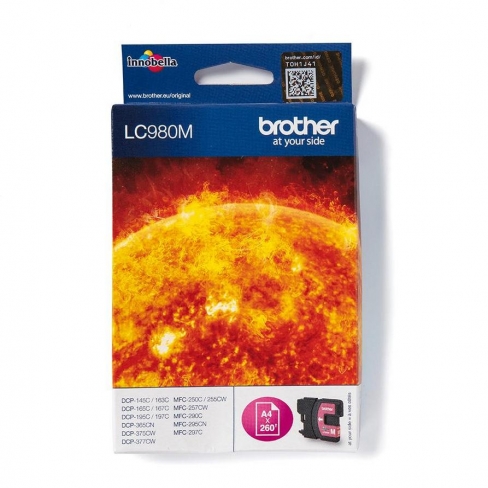 Cartouche d'encre Brother LC980M - magenta - l'unité