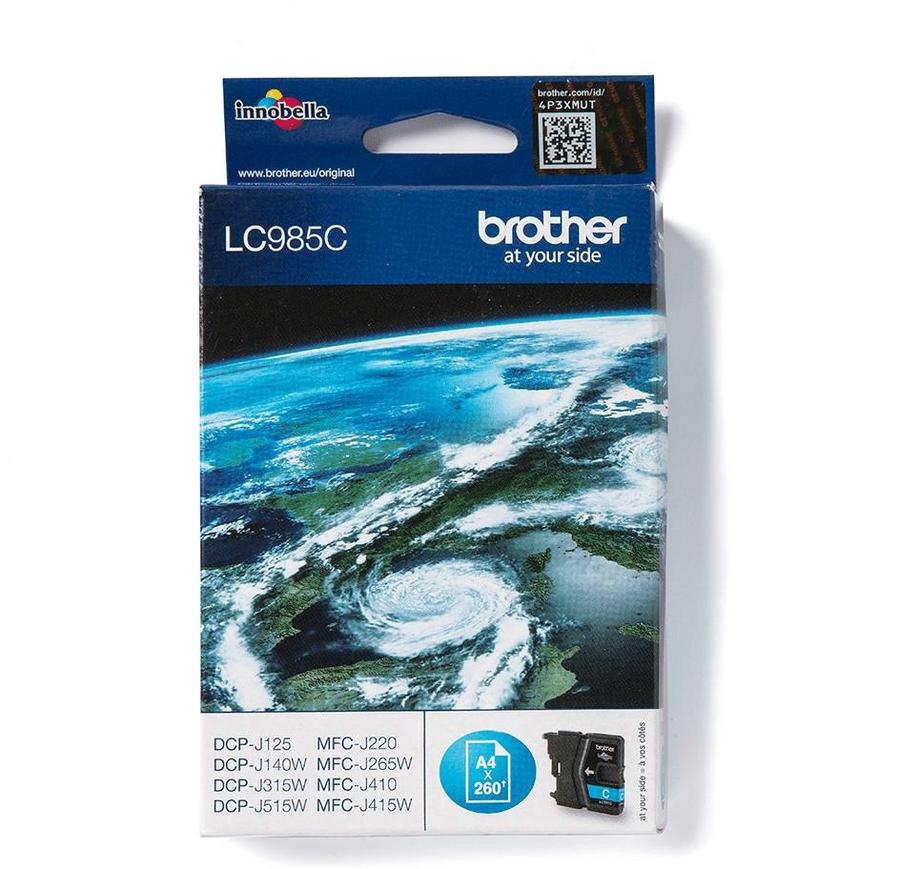 Cartouche d'encre Brother LC985C - cyan - l'unité