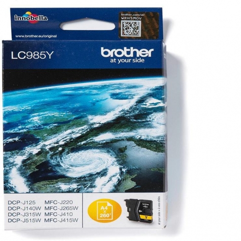 Cartouche d'encre Brother LC985Y - jaune - l'unité