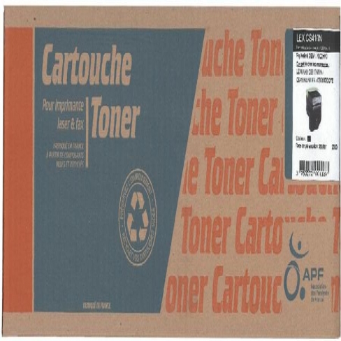 Toner compatible remanufacturé Lexmark70C2HK0 Noir - l'unité