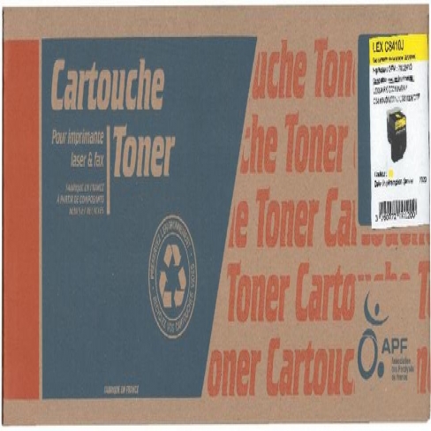 Toner compatible remanufacturé Lexmark 70C2HYE Jaune - l'unité