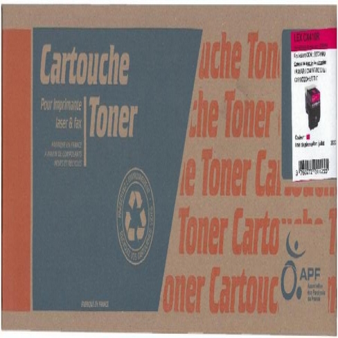 Toner laser compatible remanufacturé Lexmark 80C20M0 magenta - l'unité