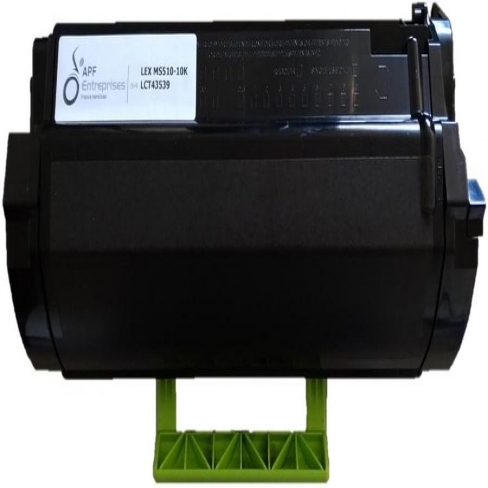 Toner compatible remanufacturé Lexmark 50F2X00 Noir - l'unité