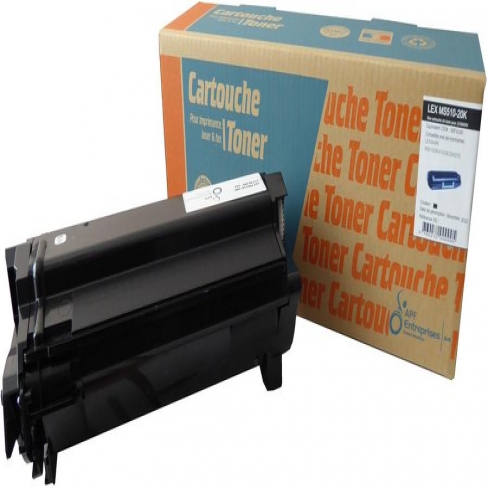 Toner compatible remanufacturé Lexmark 50F2U00 Noir - l'unité