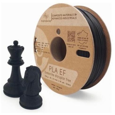 Filament 3 D PLA EF 3D850 Nanovia - 2,85 mm - noir - 0,750 kg - l'unité