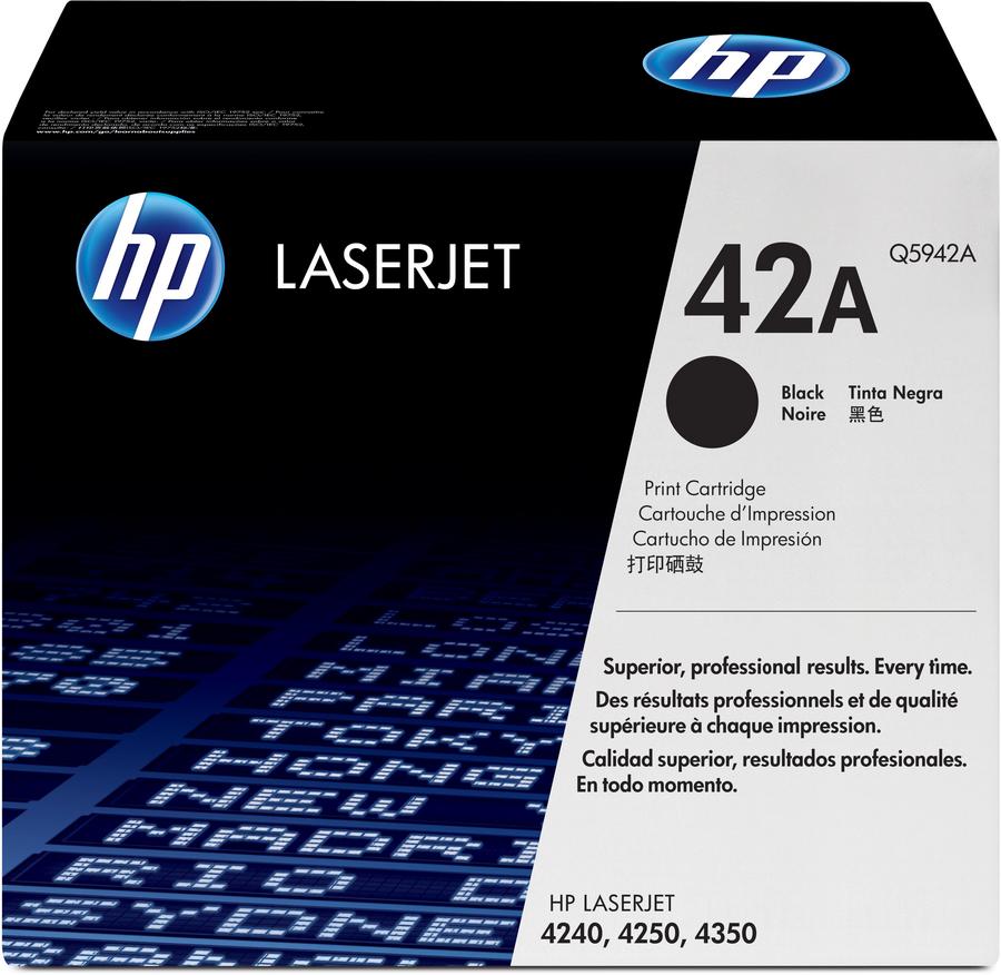 Toner laser HP Q5942A - noir - l'unité